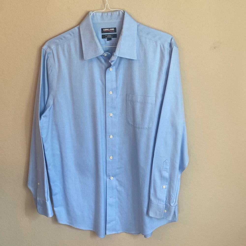 Blue Kirkland Signature Button Down XL